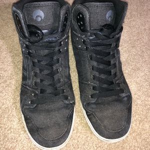 Osiris brand black denim shoes